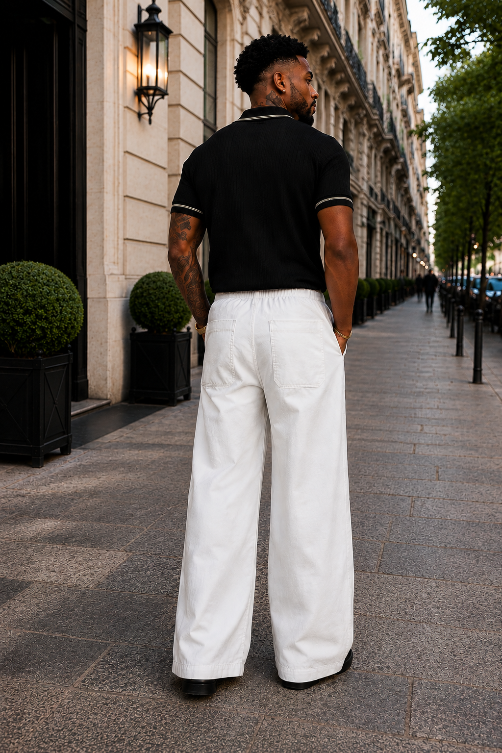 Wide-Leg Cargo Pant