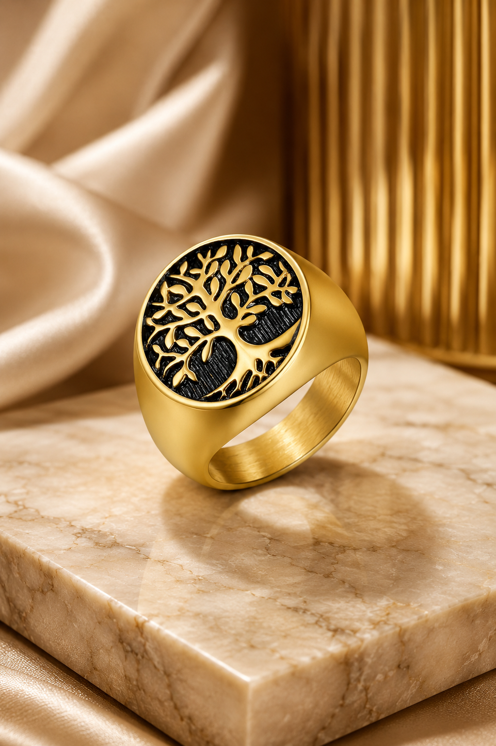 Tree of Life Signet Ring