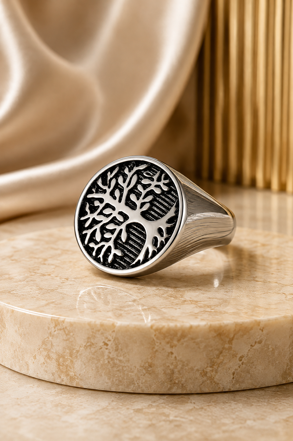 Tree of Life Signet Ring