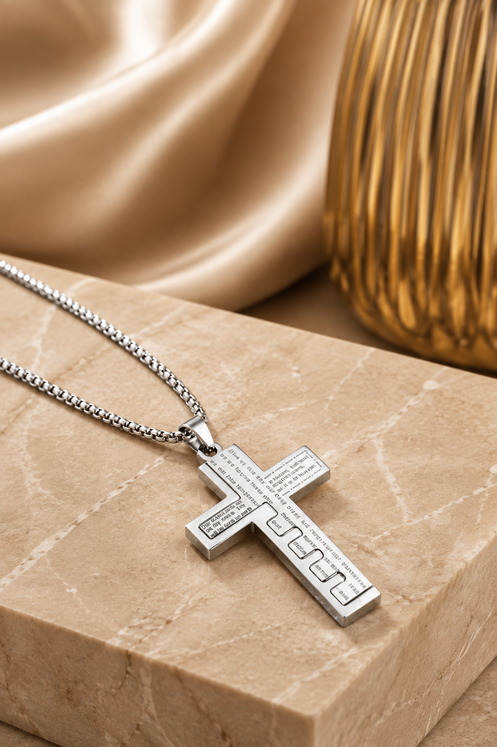 Stainless Steel Cross Pendant