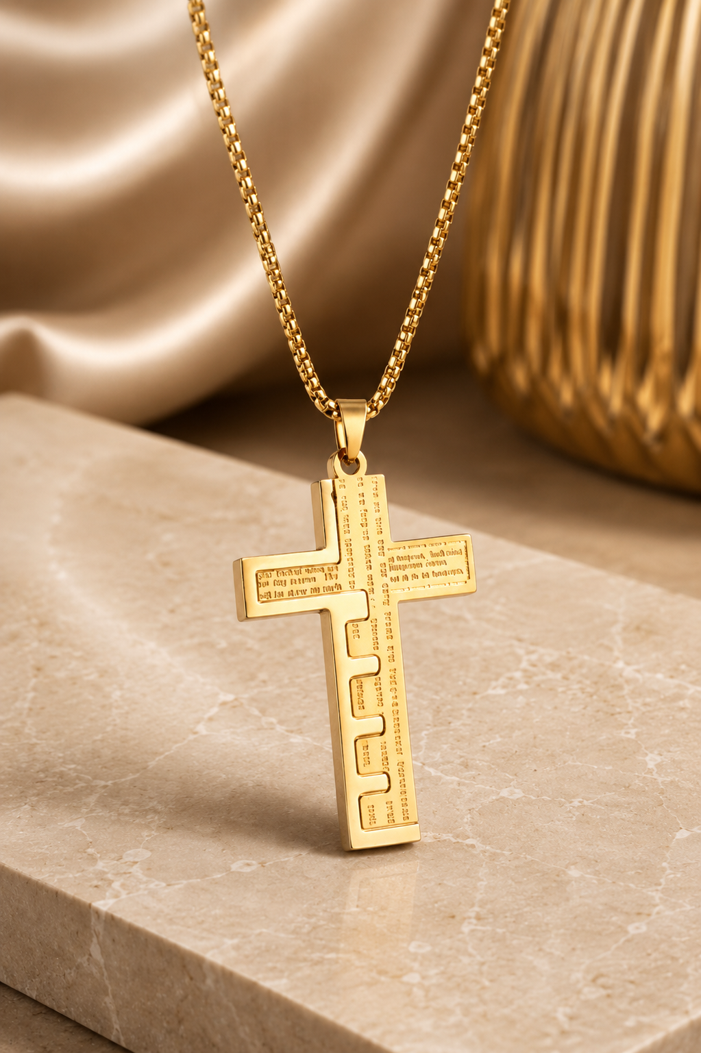 Stainless Steel Cross Pendant