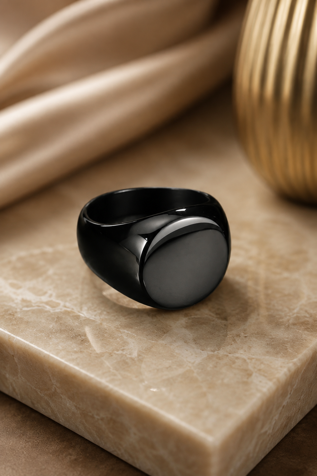 Classic Smooth Signet Ring