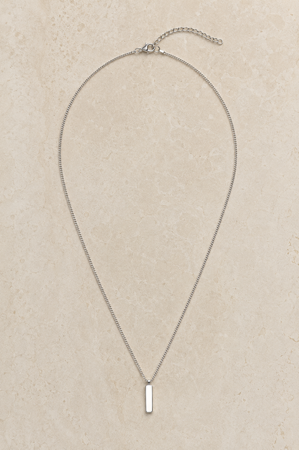 Minimalist Square Pendant Necklace