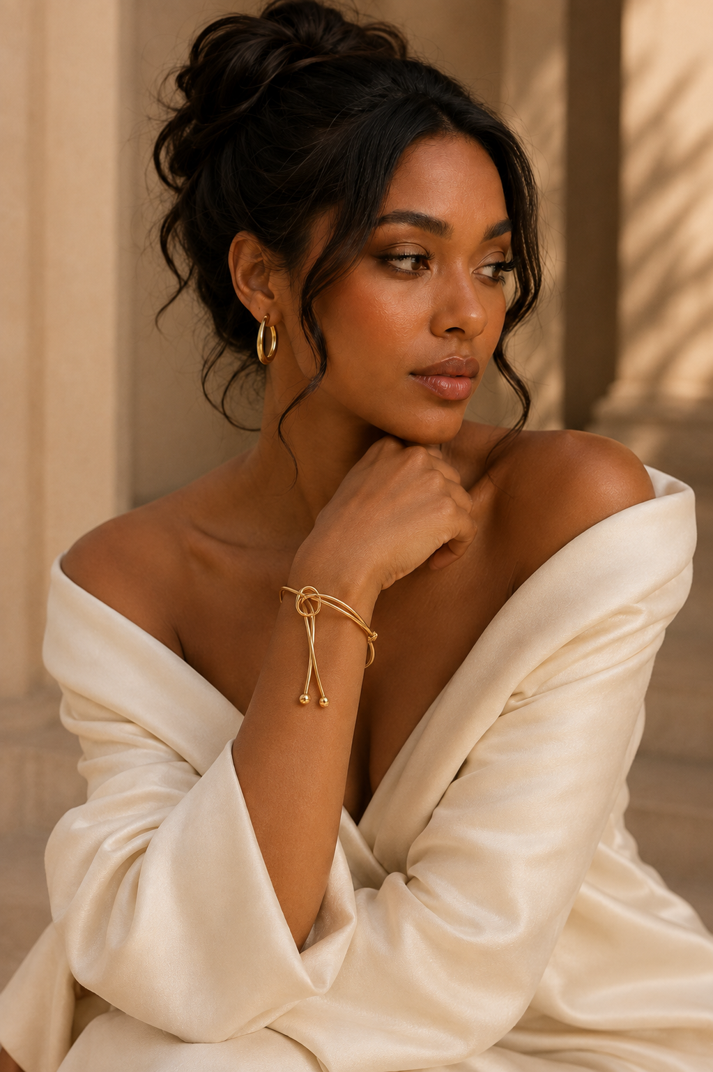 Twisted Knot Cuff Bracelet