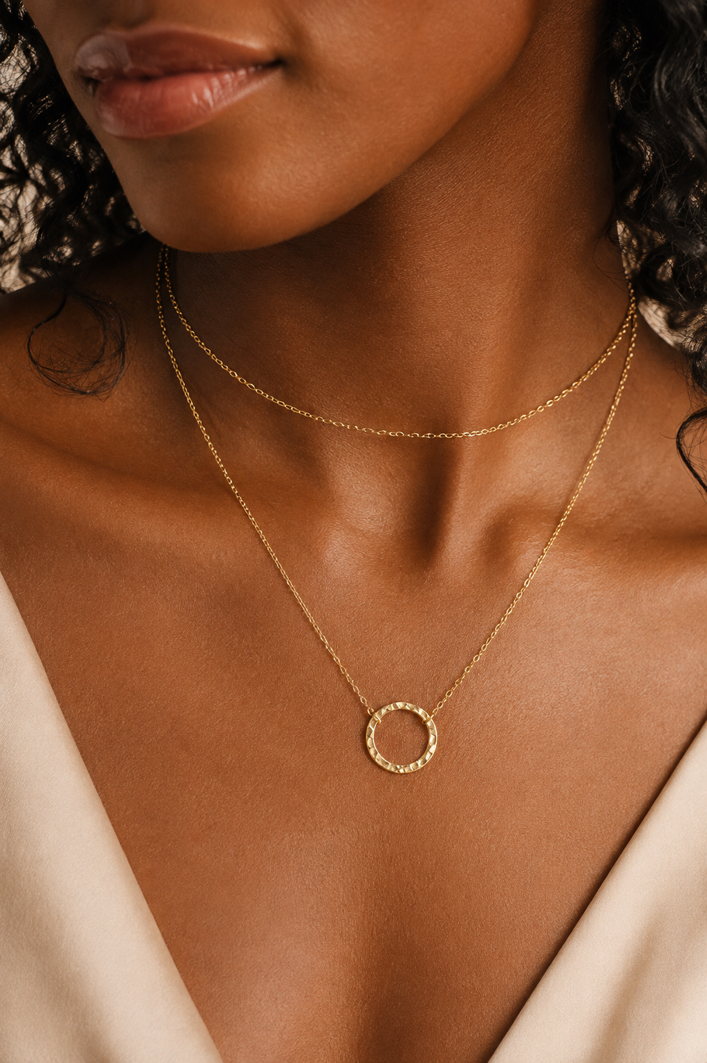 Layered Pearl & Chain Necklace