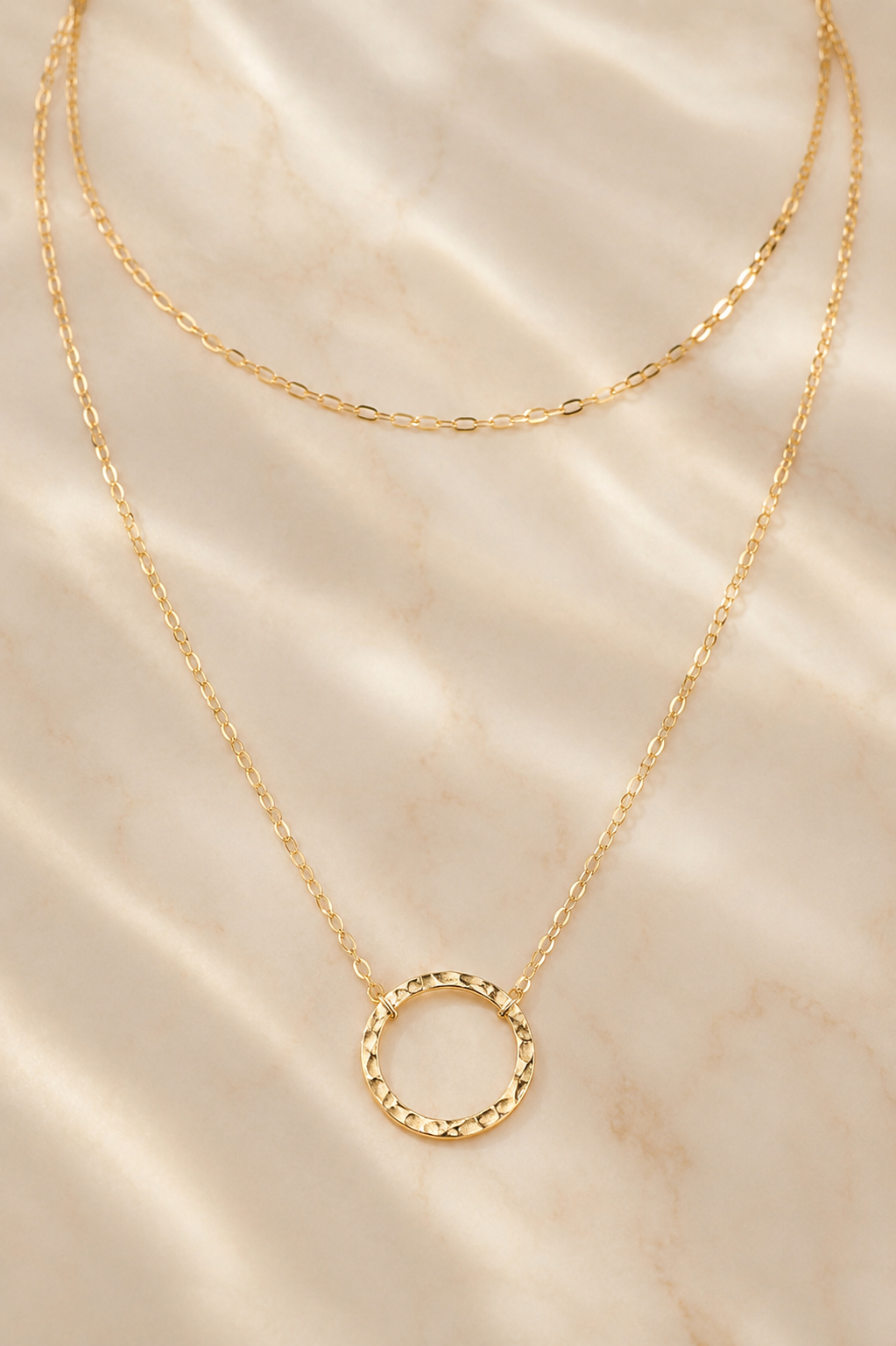 Layered Pearl & Chain Necklace
