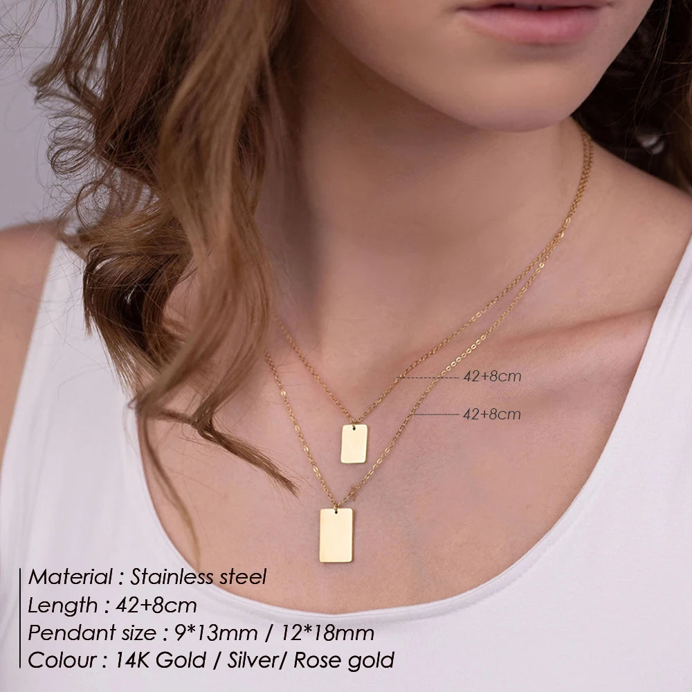 EManco Trendy Multi Layered Stainless Steel Necklace Women Dainty Imitation Pearls Choker Necklace for Women