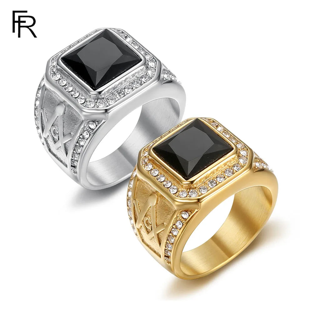 Vintage Masonic Statement Ring
